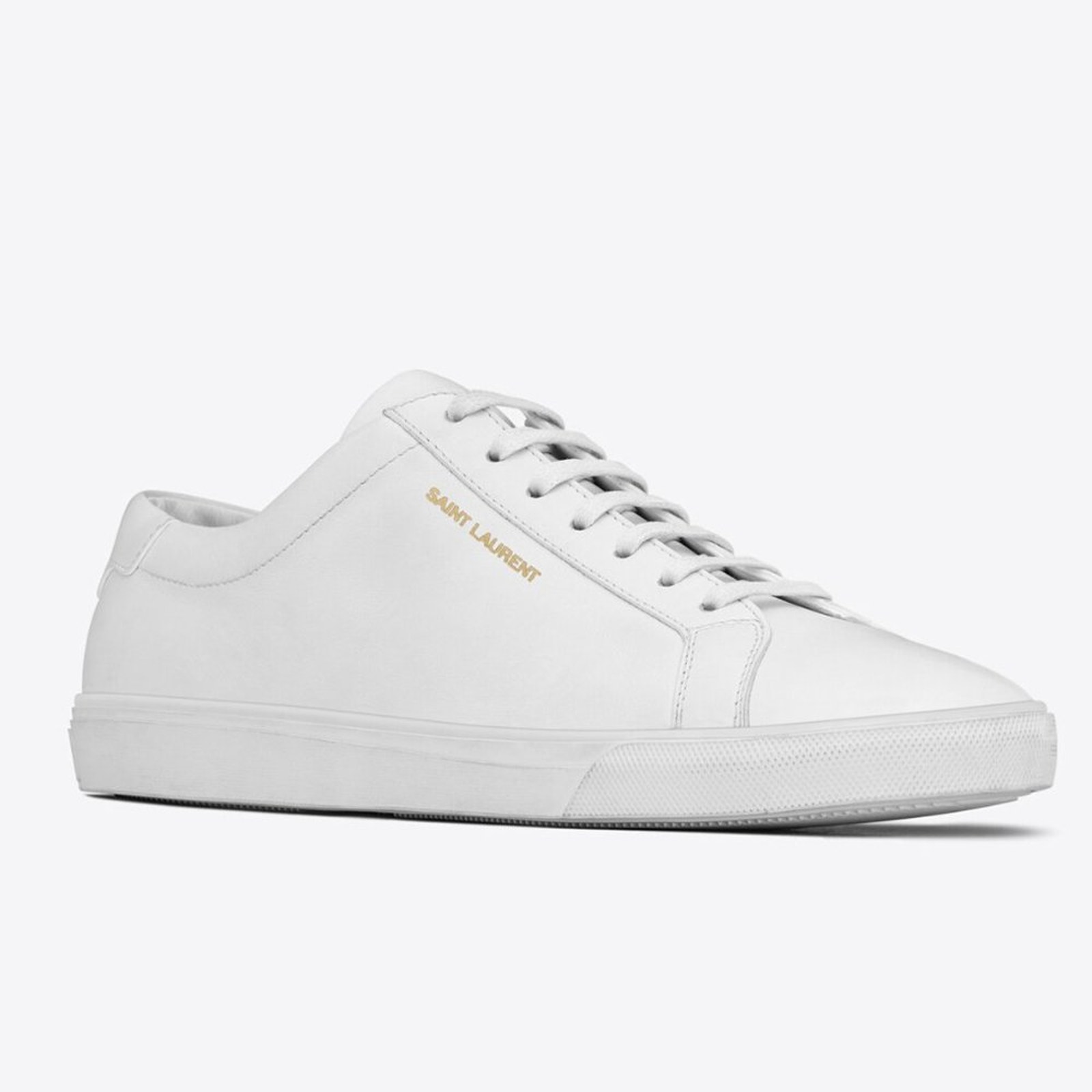 Saint Laurent Andy Sneakers In Leather 39